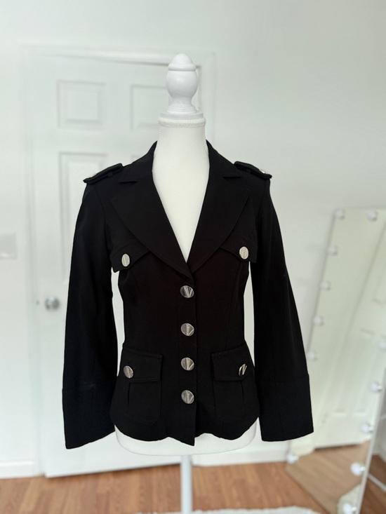 Studio Contour Collection Jackets & Blazers - Studio Contour Collection Black Button Blazer Jacket Size S